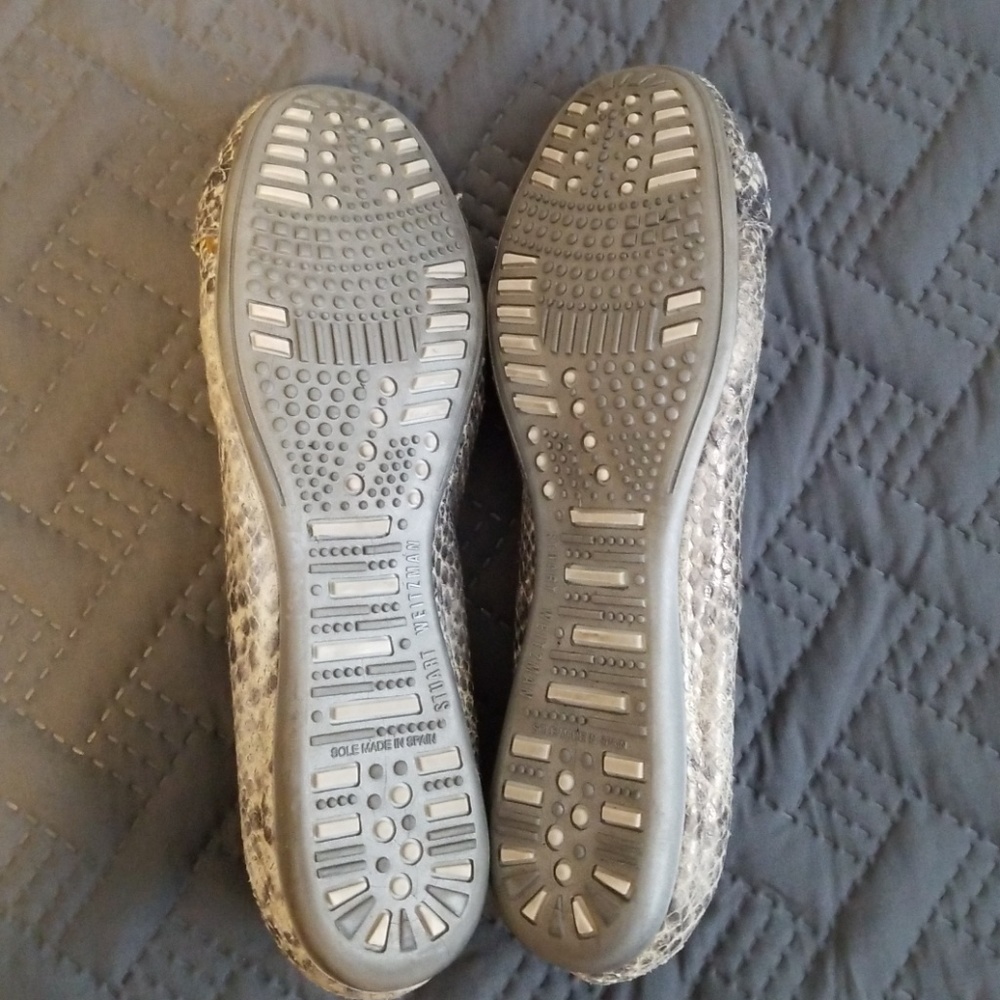 Authentic Stuart Weitzman Snakeskin Ballerina Flat - image 2